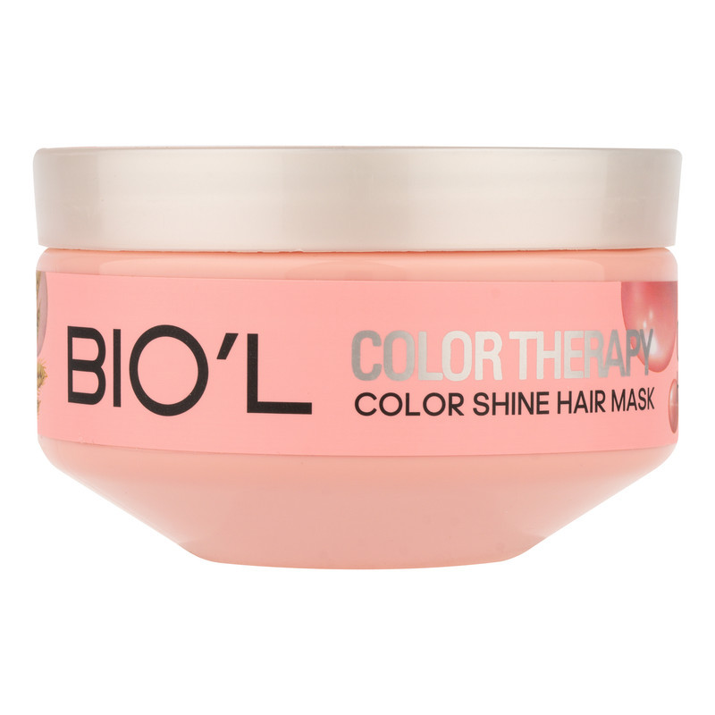 ماسک تثبیت کننده رنگ مو بیول مدل COLOR THERAPY مناسب برای موهای رنگ شده حجم 220 میلی لیتر