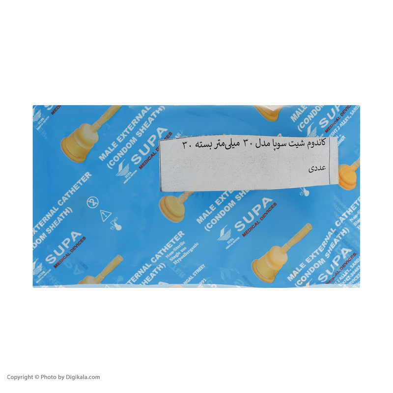 کاندوم شیت سوپا مدل AM-M سایز 30 بسته 30 عددی