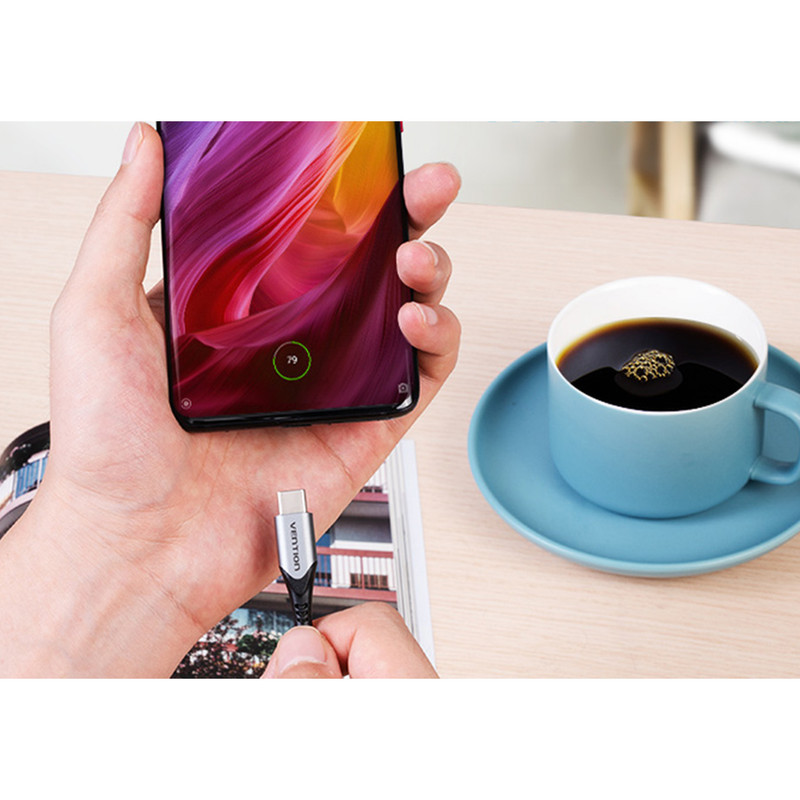 کابل تبدیل USB 2.0 به USB-C ونشن مدل COFHH طول 2 متر