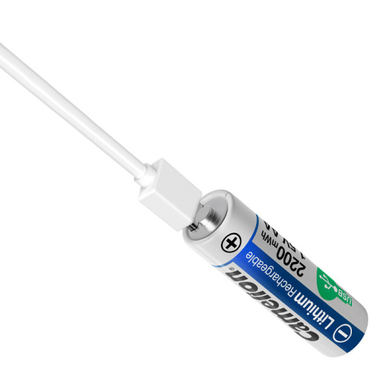 باتری قلمی قابل شارژ کملیون مدل 1.5VLi-AA2200 بسته دو عددی