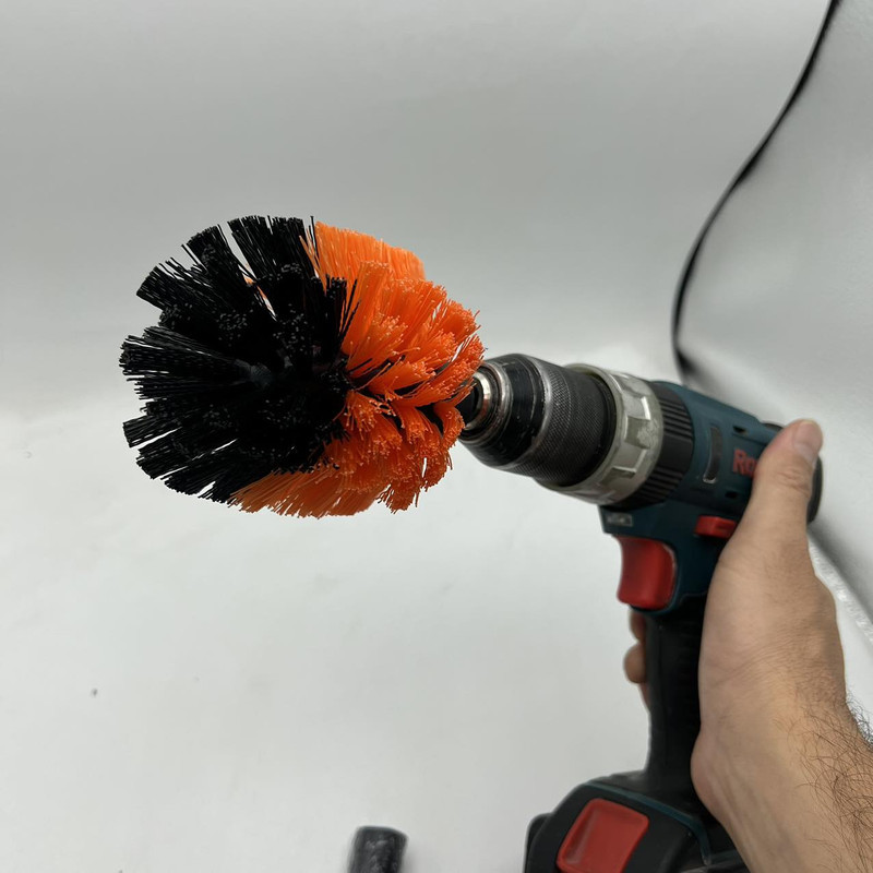 ست فرچه و برس شست و شو و دیتیلینگ خودرو مدل Detailing مجموعه 17 عددی