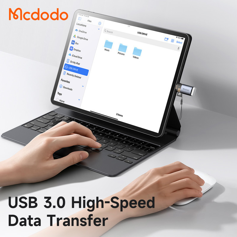 مبدل USB-A  Micro SD به USB-C مک دودو مدل OT-7600