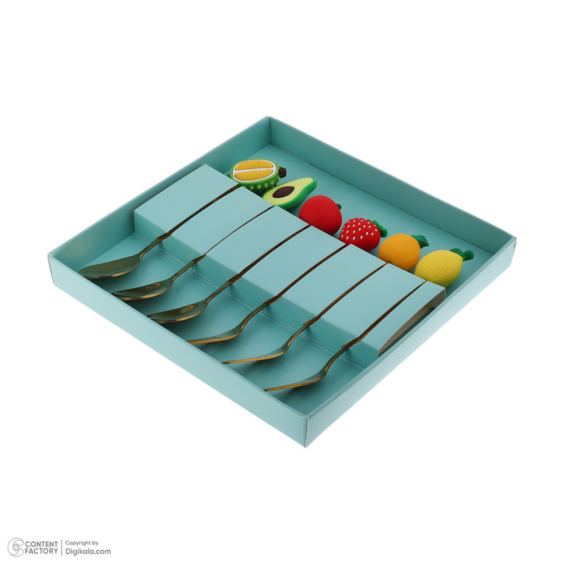 قاشق و چنگال کودک مدل Gift Set بسته 6 عددی