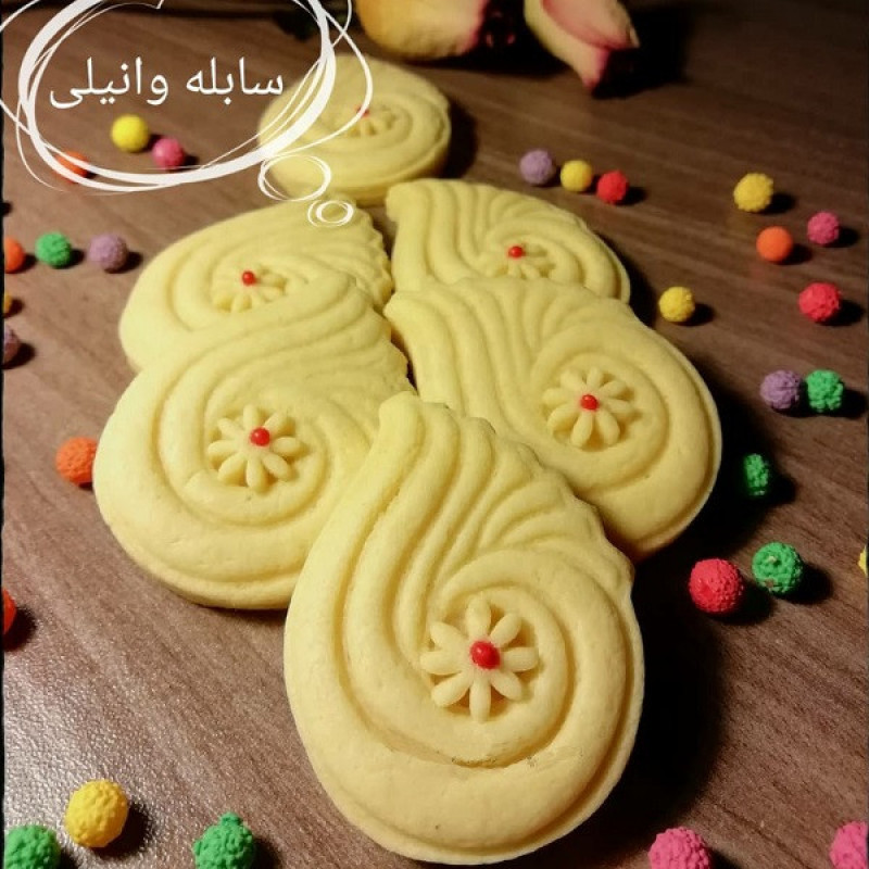 کاتر خمیر و شیرینی به گز مدل پر طاووسی مجموعه 2 عددی