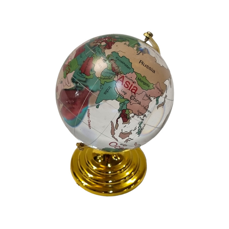 دکوری مدل کره زمین کریستال