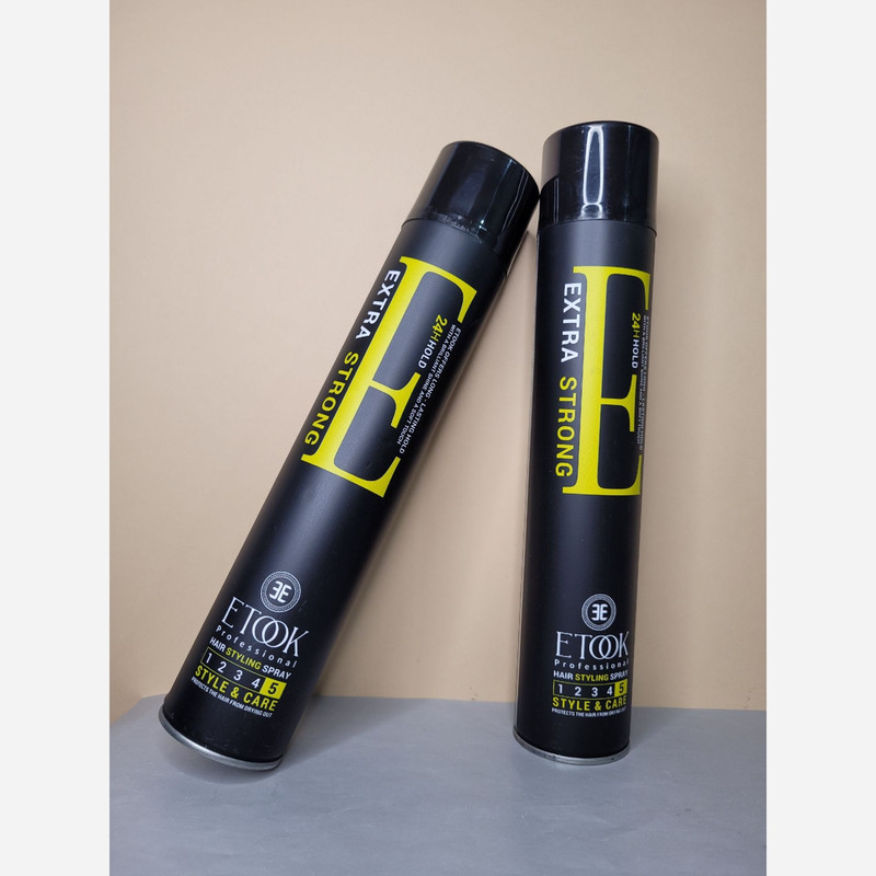 اسپری حالت‌دهنده مو با قدرت حفظ حالت مو پنج ایتوک مدل extra strong مناسب برای انواع مو حجم 500 میلی‌لیتر