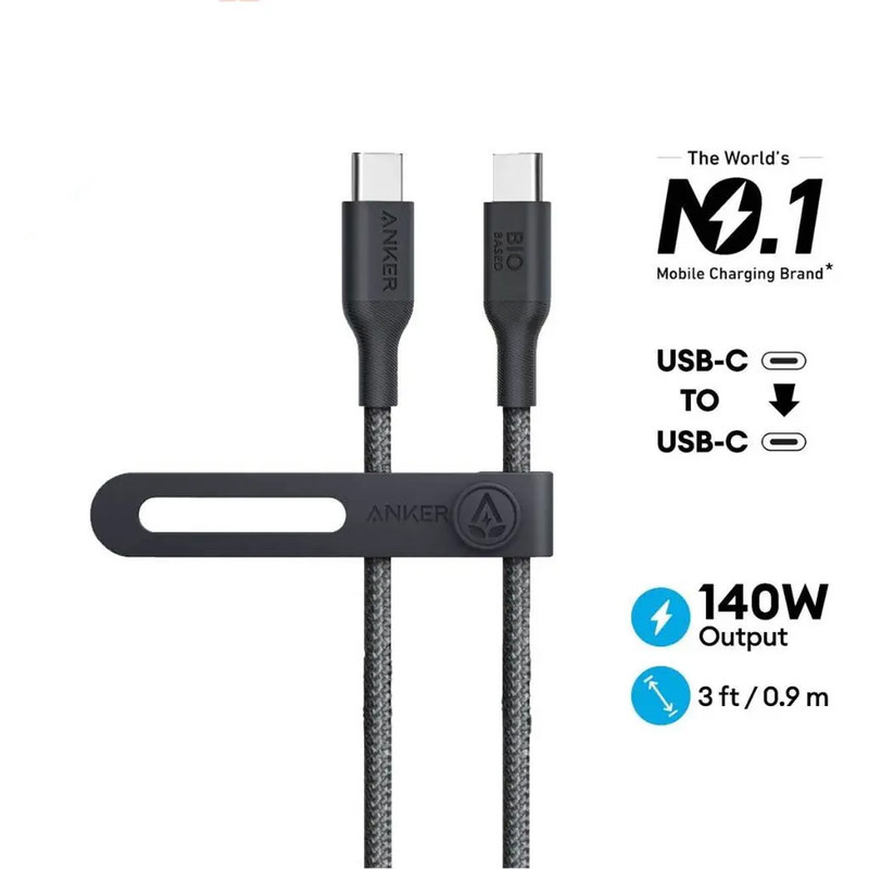 کابل USB-C انکر مدل A80F5H11 طول 0.9 متر