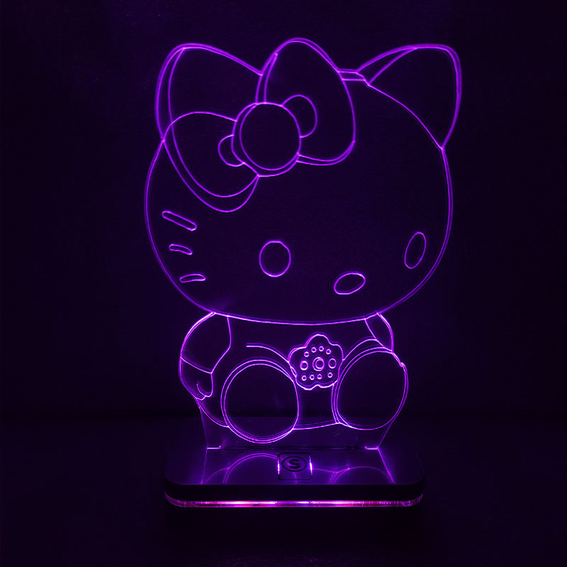 چراغ خواب سان لیزر طرح هلو کیتی hello kitty مدل هفت رنگ
