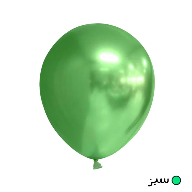 بادکنک مدل لاتکس کروم بسته 10 عددی