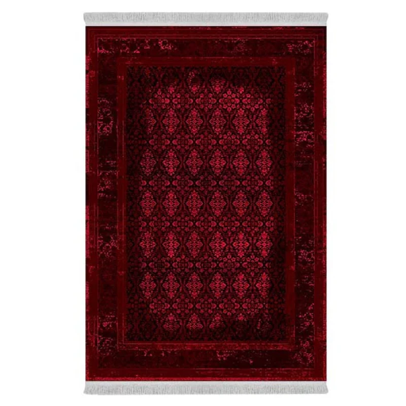 فرش پارچه‌ای دفه مدل فرشینه طرح مدرن کد 65