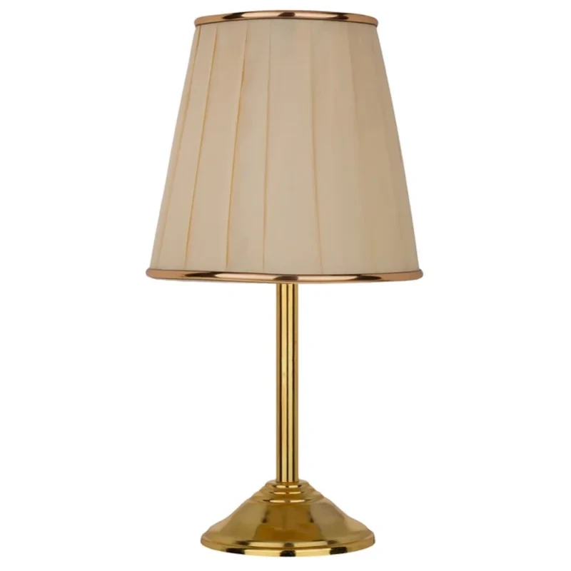 آباژور رومیزی نورهام مدل NHM-GOLDSILVERY-15