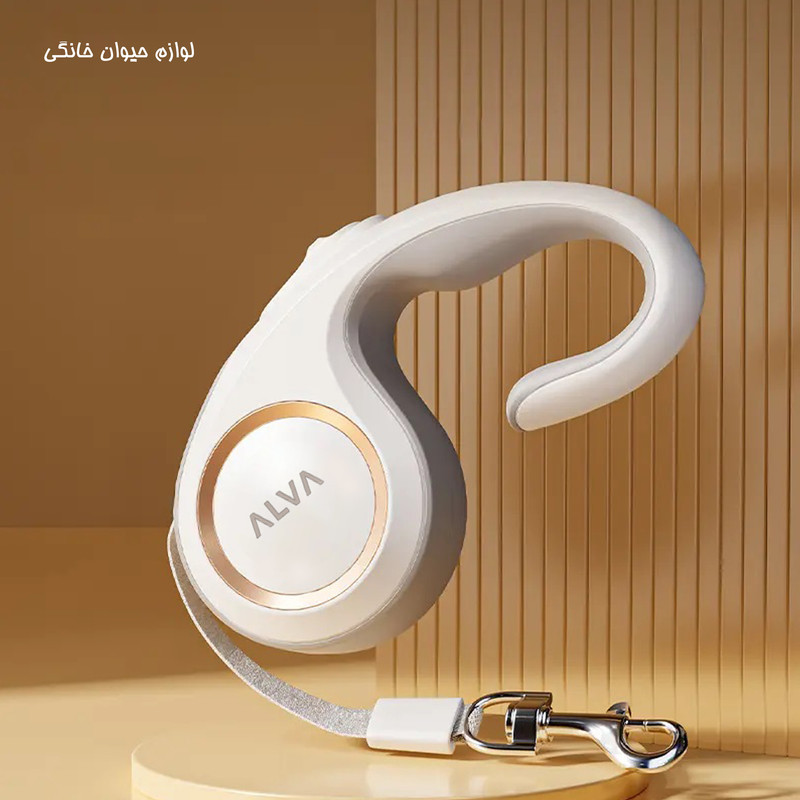 قلاده اتوماتیک جمع‌شونده طول بند 5 متر مدل Auto-GR731-5M وزن 280 گرم