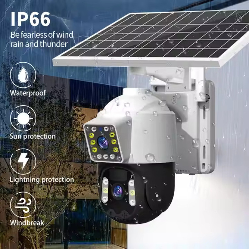 دوربین مداربسته تحت شبکه بی‌سیم SP02 با رزولوشن فول‌اچ‌دی 1080p، دید در شب پیشرفته، تشخیص حرکت انسانی و چهره، ارتباط صوتی دوطرفه، مقاومت در برابر آب و شرایط محیطی و پشتیبانی از کارت حافظه 64 گیگابایت