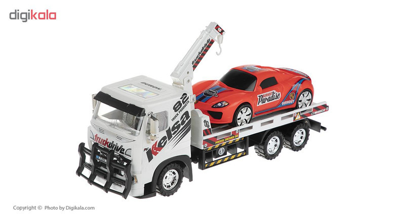 جرثقیل اسباب بازی دورج توی مدل Tow Truck مجموعه 2 عددی
