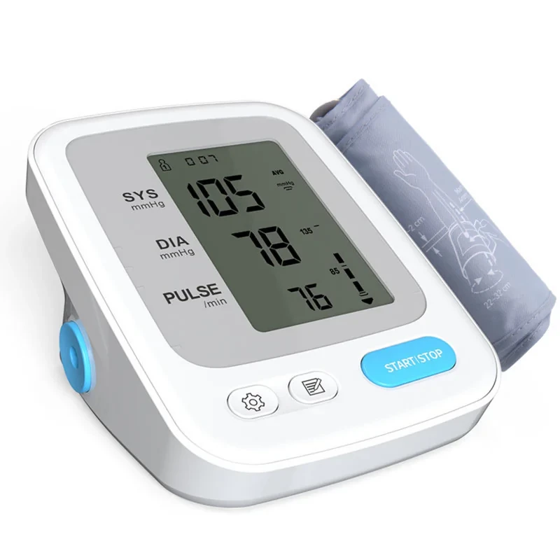 فشارسنج بازویی دیجیتال یونکر مدل YK-BPA1 با حافظه دو کاربره، تشخیص آریتمی، نمایش میانگین نتایج، قابلیت سخنگویی فارسی، مجهز به کیف محافظ و تاییدیه CE و ISO 13485