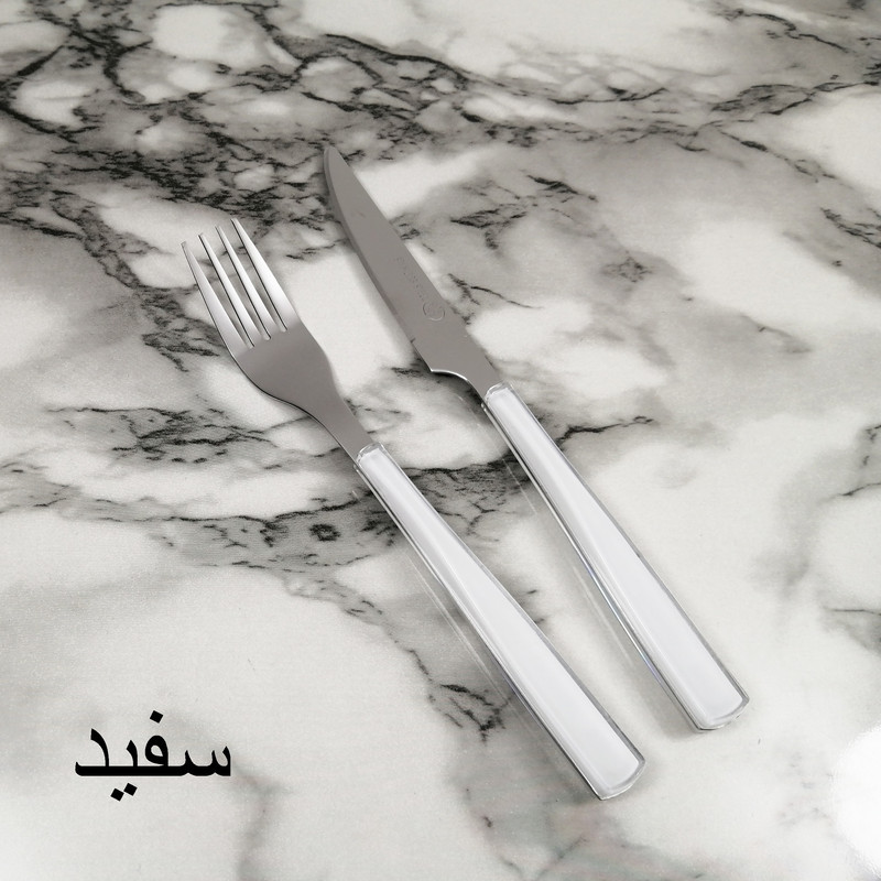کارد و چنگال میوه خوری 12 پارچه ام جی مدل ROMANTIC