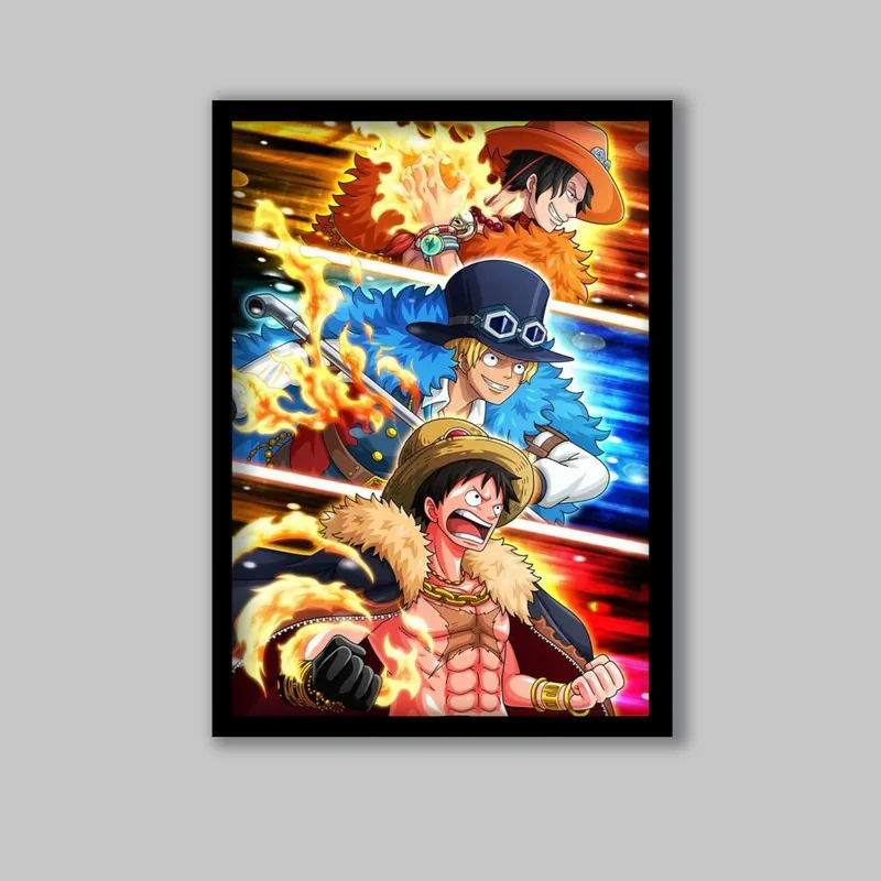 تابلو مدل انیمه وان پیس One Piece کد LA-G10739-2