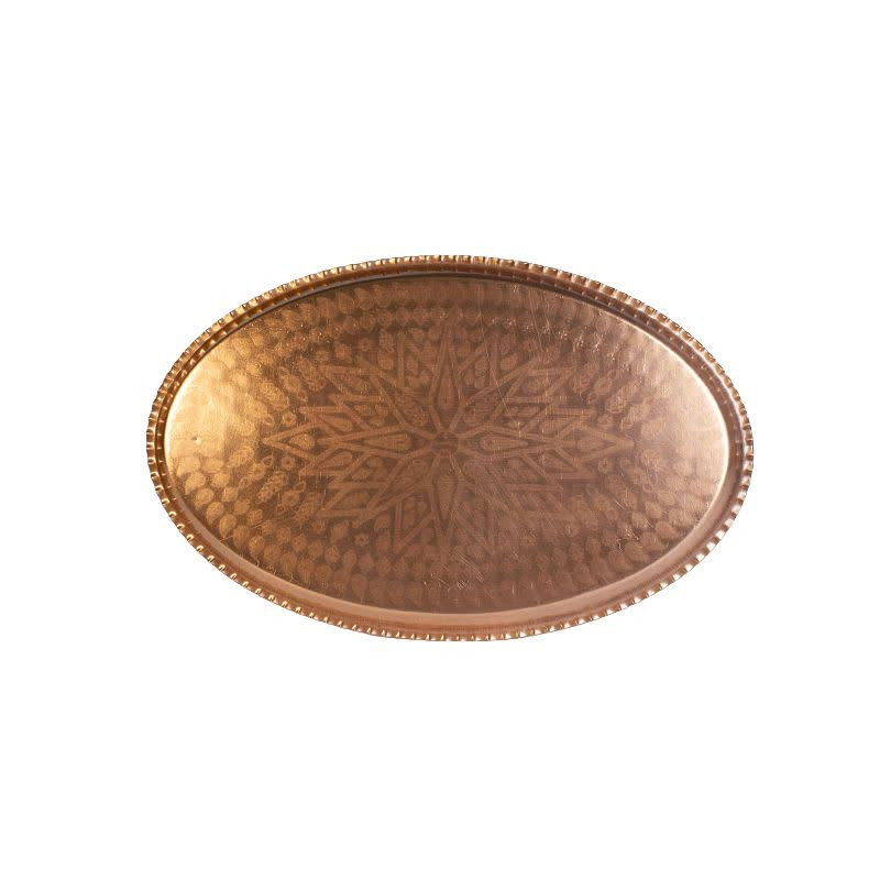 سینی مسی مدل بیضی کد za31353740