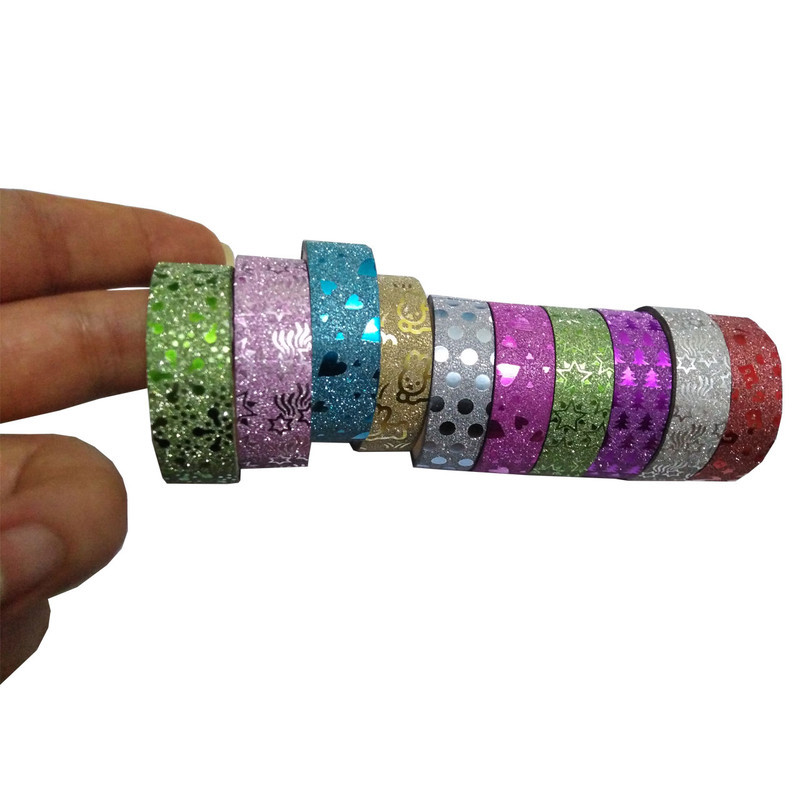چسب نواری کد 04 عرض 1.5 سانتی متر مجموعه 10 عددی