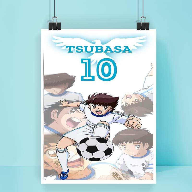 پوستر کارنيکا طرح کاپیتان سوباسا Captain Tsubasa کد 40648 مجموعه 8 عددی