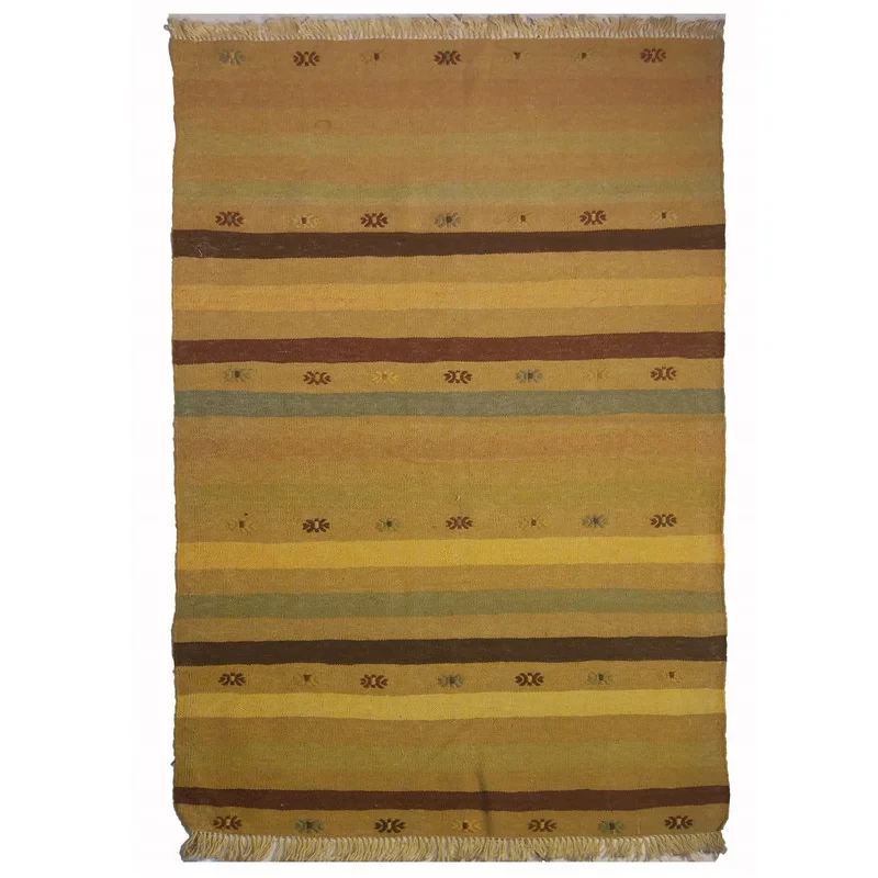 گلیم دستبافت نرمین کسا طرح سنتی کد NKP.B 116