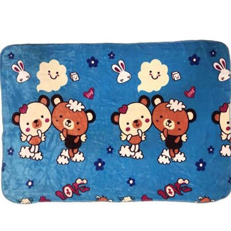 پتو کودک مدل Two Lovely Bears سایز 100x140 سانتیمتر