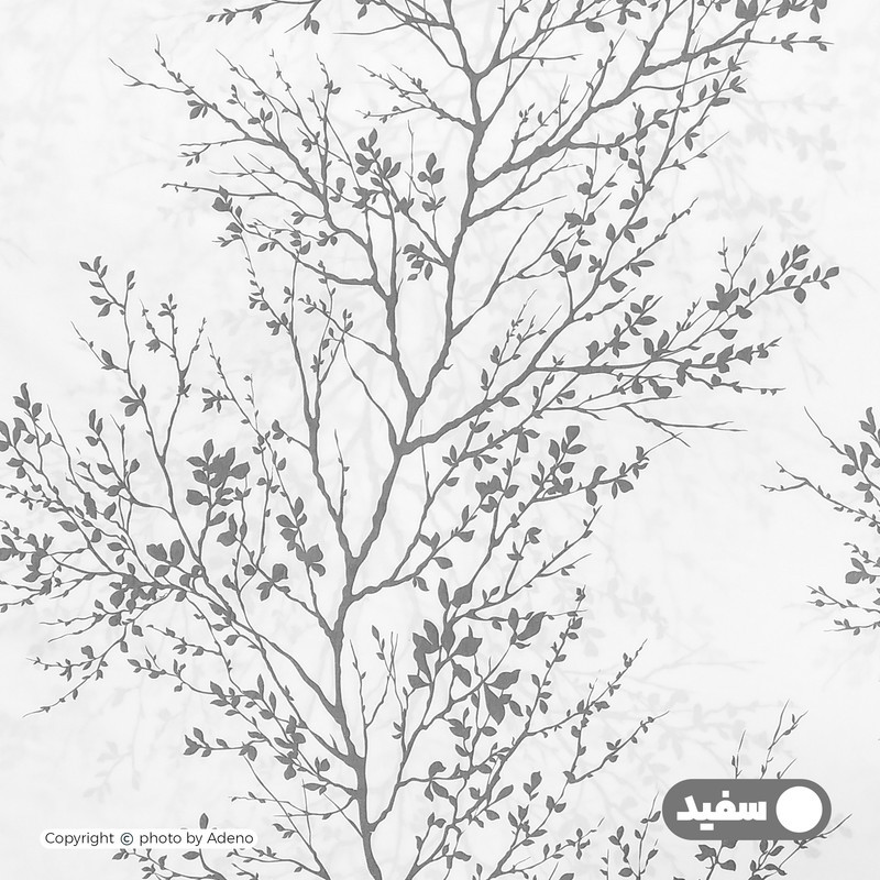 ملحفه آدنو مدل شاخه کد IR132 دونفره سایز 180x200 سانتی متر