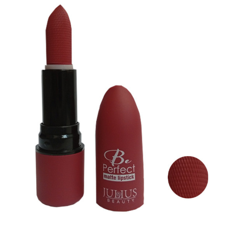 رژلب مات جولیوس مدل matte رنگ قهوه ای روشن شماره 11