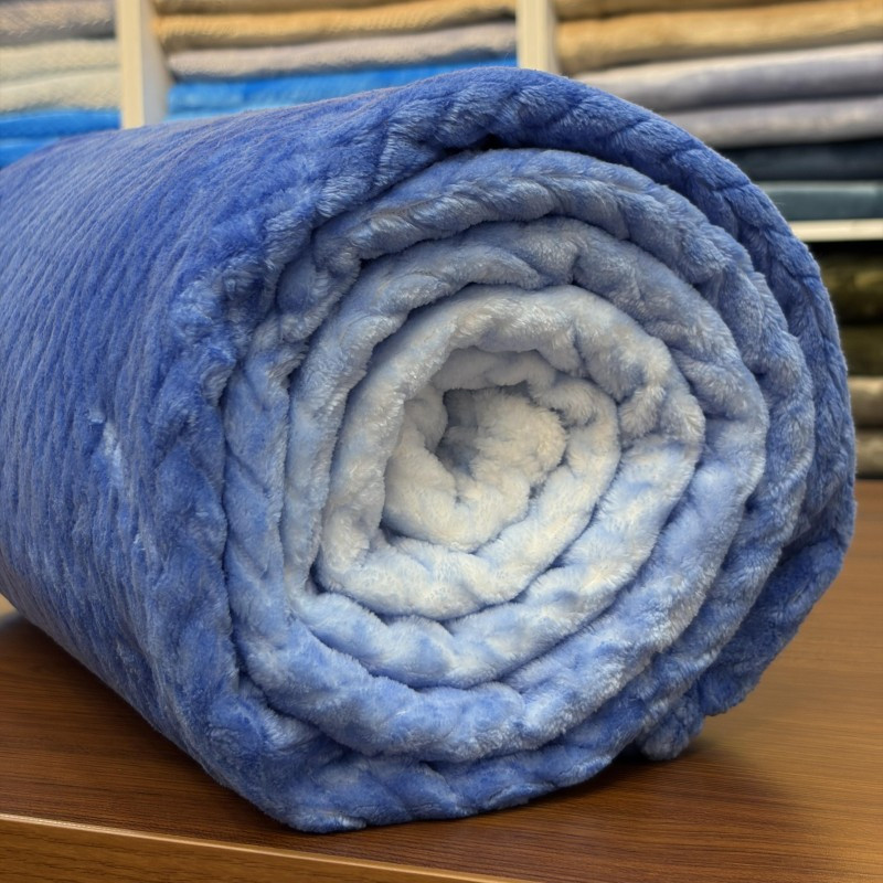 پتو 2 نفره تیلار تک مدل ژاکارد آبرنگی 350G سایز 220x200 سانتی‌متر