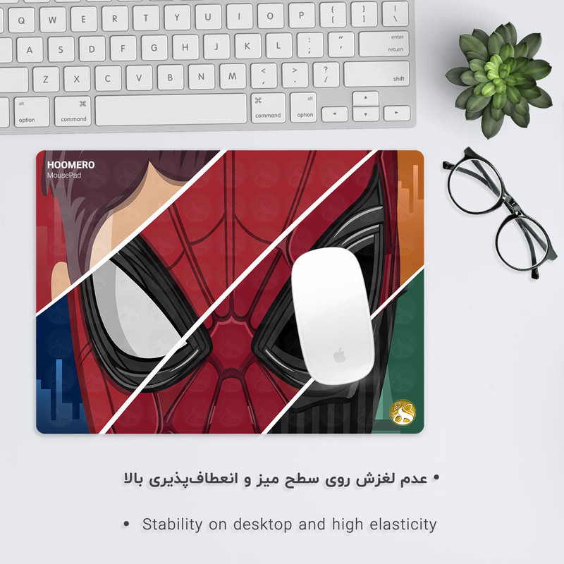 ماوس پد هومرو مدل A7728 طرح مرد عنکبوتی