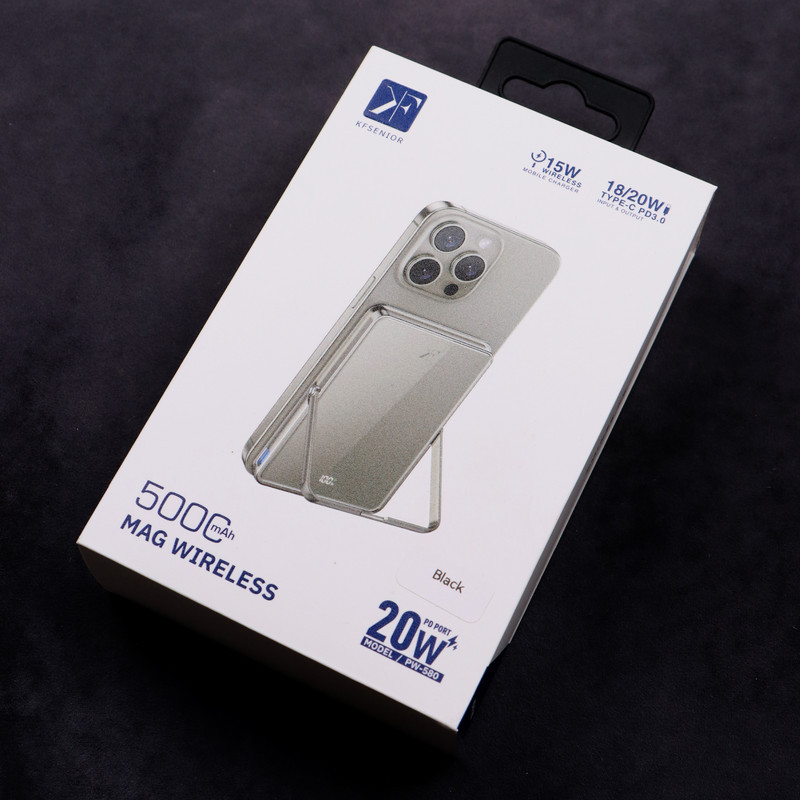 پاوربانک کی اف سنیور مدل P_580 ظرفیت 5000 میلی آمپر ساعت