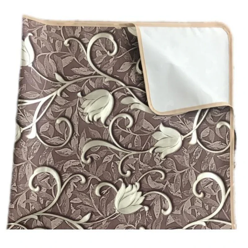 سفره 4 نفره مدل لوتوس طرح پشت نخی سایز 100×100 سانتی متر کد 07