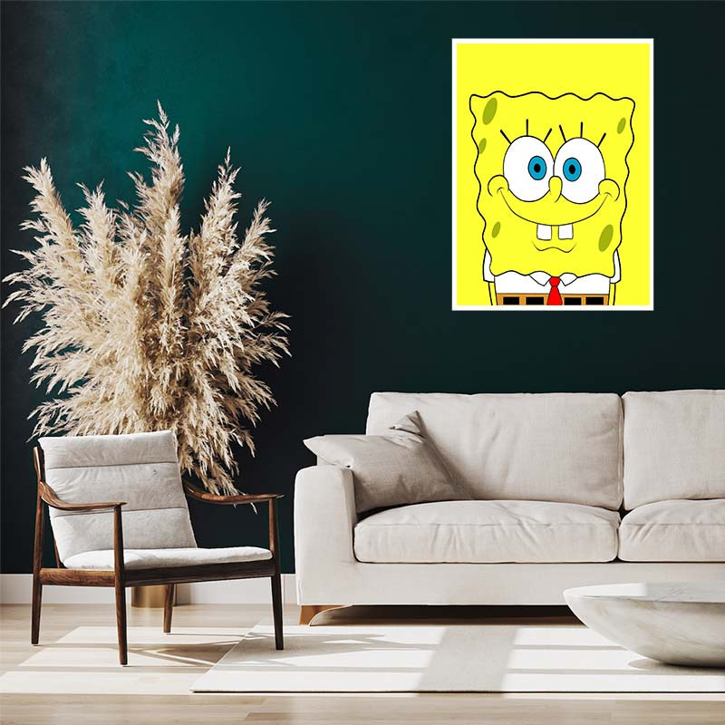 پوستر کارنيکا طرح باب اسفنجی spong bob کد 59166 مجموعه 8 عددی