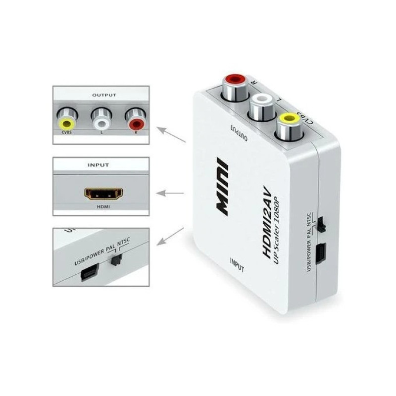 مبدل HDMI به AV ایکس فورتک مدل MINI