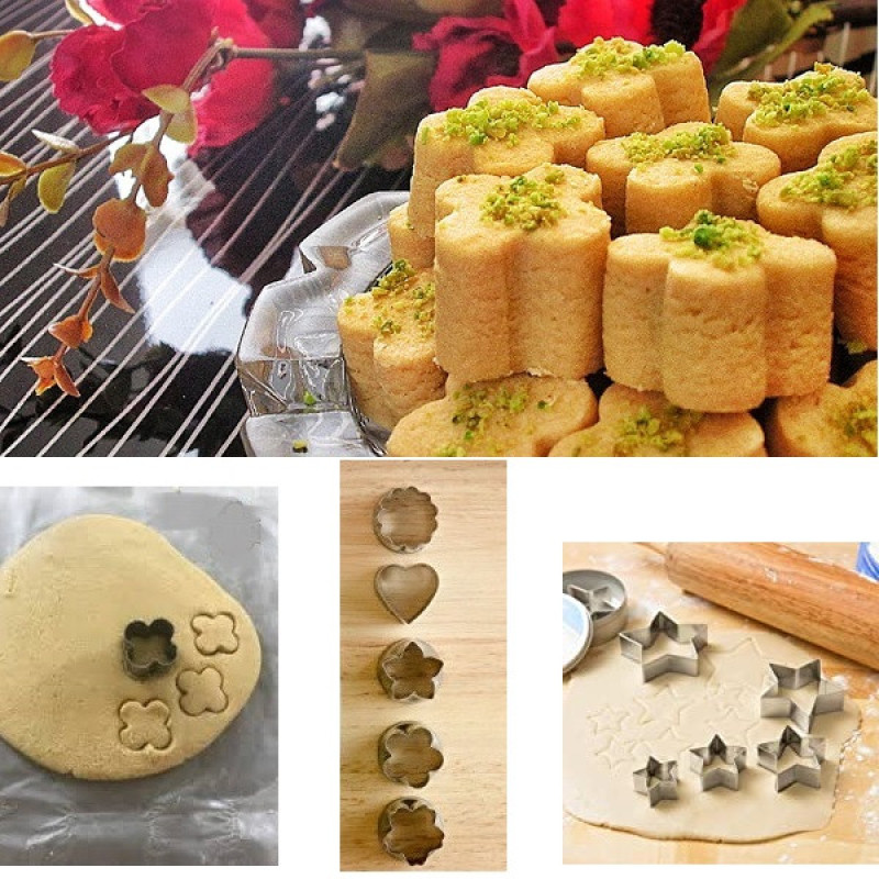کاتر شیرینی پزی به گز مدل یلدا مجموعه 10عددی