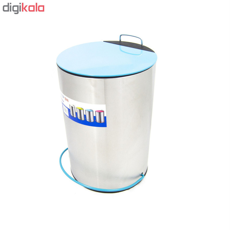 سطل زباله پدالی در رنگی مدل 960076BSE حجم 12 لیتر