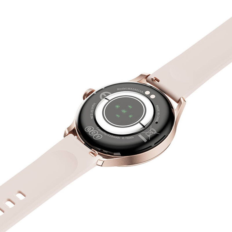 ساعت هوشمند کیو سی وای مدل MSU WATCH ELITE PUNCHING  دارای قابلیت های صفحه نمایش رنگی، صفحه نمایش لمسی، کنترل موسیقی (Music Player)، قابلیت مکالمه از طریق بلوتوث بند سیلیکون