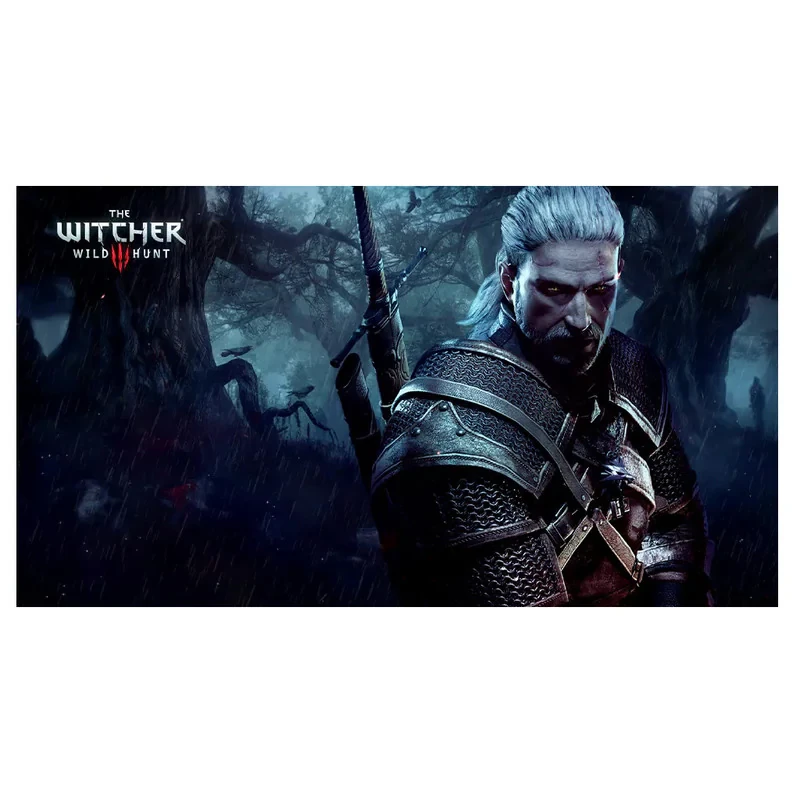 فرش پارچه‌ای مدل فرشینه طرح بازی کامپیوتری  witcher کد AR3061877