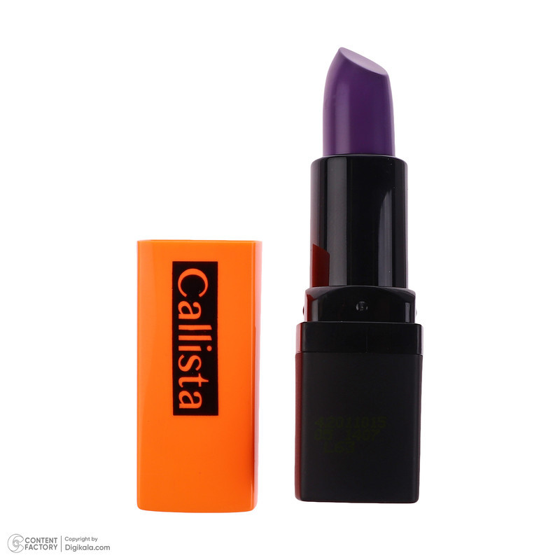 رژ لب جامد براق کالیستا مدل Color Rich رنگ بنفش شماره L63