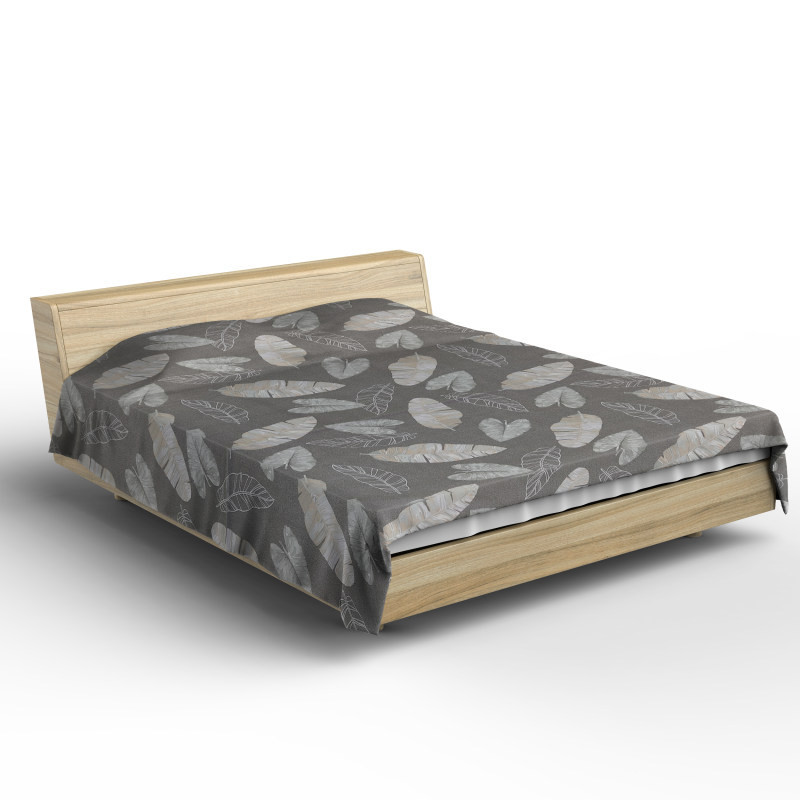 ملحفه مدل برگی یک نفره سایز 140×200سانتیمتر