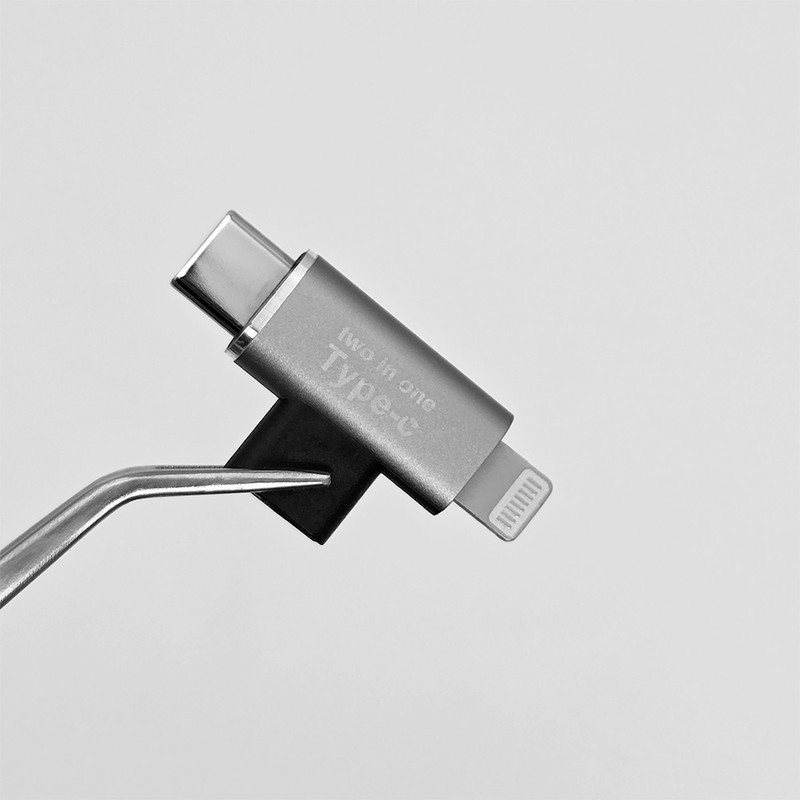 مبدل USB-C به USB-C لایتنینگ مدل OTG-CCL