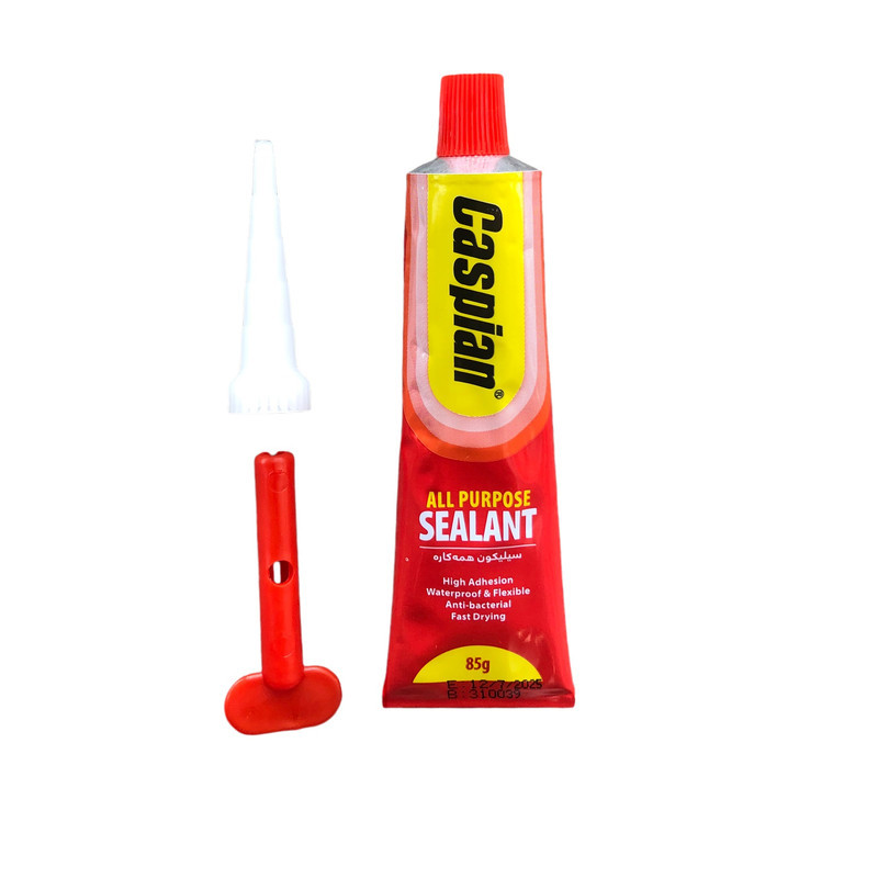 چسب سیلیکون آکواریوم کاسپین مدل تیوپی وزن 85 گرم