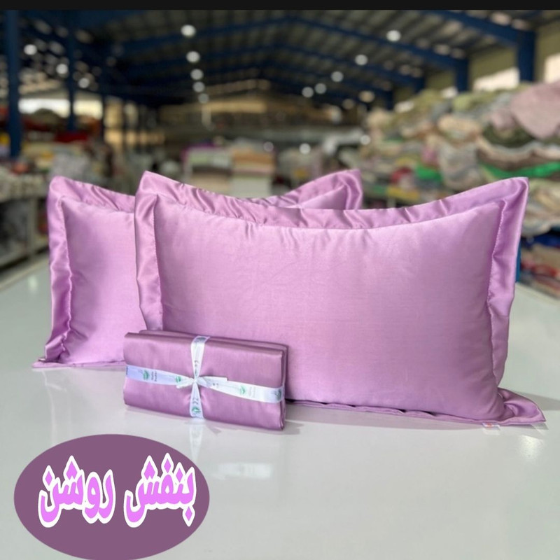رو بالشی مدل ساتن قابدار سایز 60*80 سانتی متر