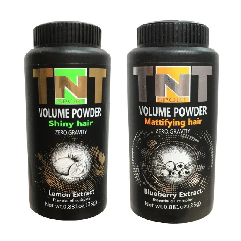 پودر حالت دهنده مو تی ان تی مدل Lemon Extract وزن 25 گرم به همراه پودر حالت دهنده مو تی ان تی مدل Blueberry Extract وزن 25 گرم