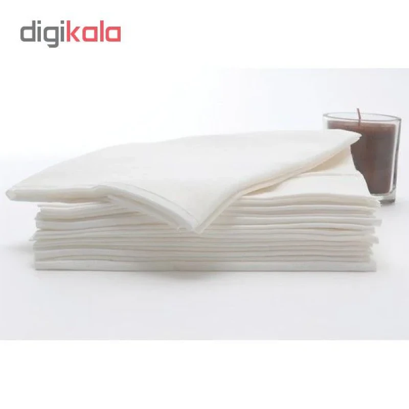 حوله یکبار مصرف یکتا بی بافت کد PlainG75 سایز 75×115 بسته 20 عددی