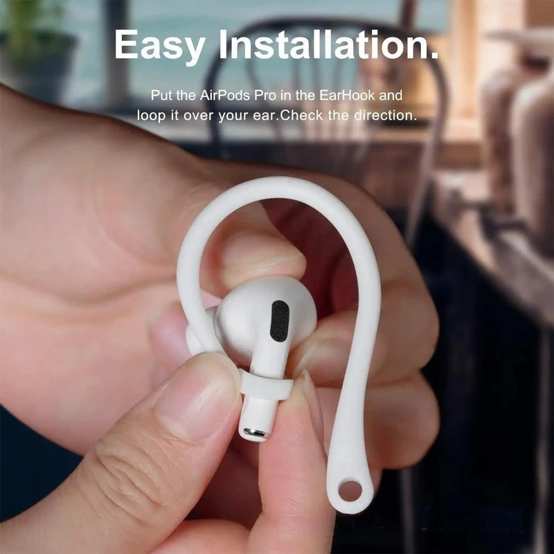 نگهدارنده ایرپاد مدلHOOK001 مناسب برای اپل Airpods pro 2 بسته 2 عددی