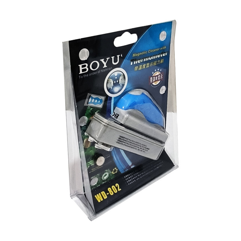 شیشه پاک کن آکواریوم بویو کد WD-802 به همراه دماسنج دیجیتال