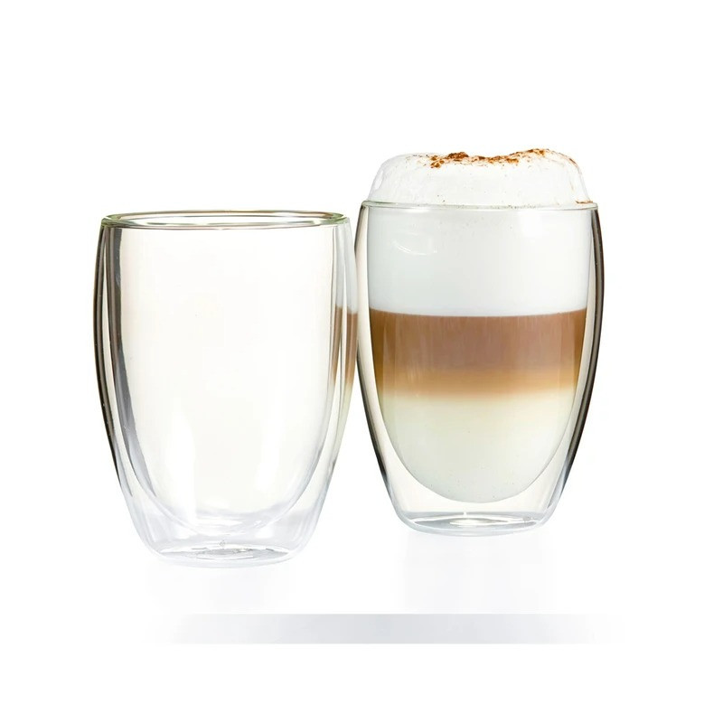 لیوان مدل دوجداره بی دسته کد 350ML بسته 2 عددی