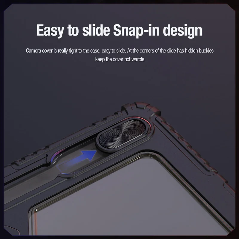 کیف کلاسوری نیلکین مدل Camshield Bumper مناسب برای تبلت سامسونگ Galaxy Tab S10 FE