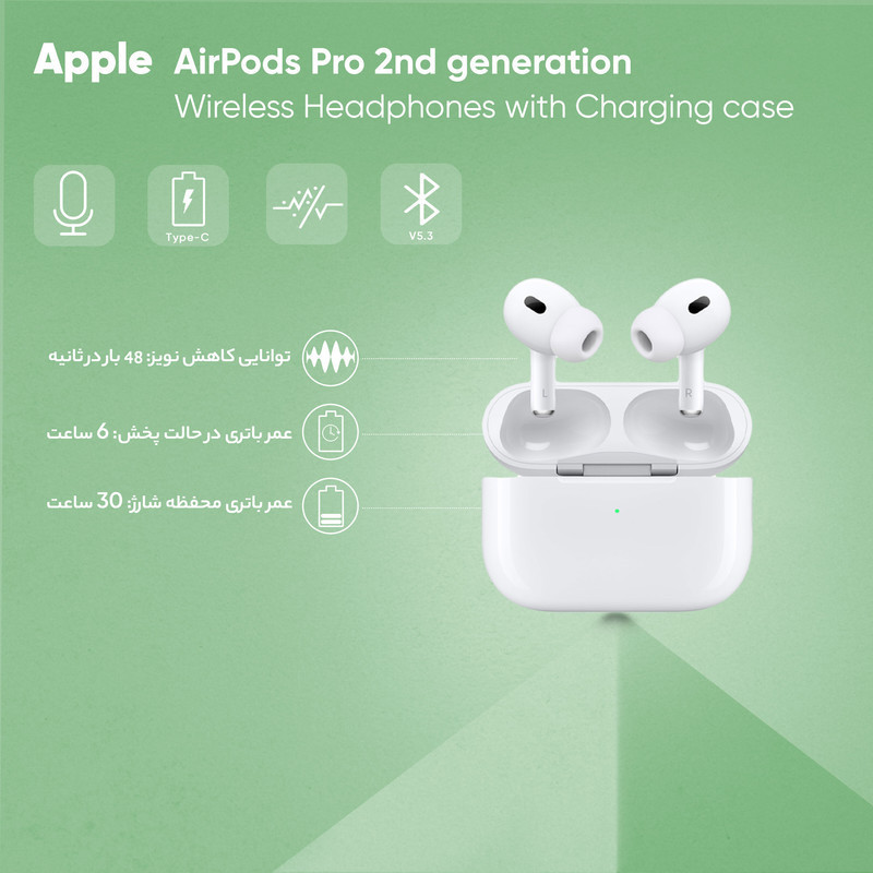 هندزفری بلوتوثی مدل AirPods. Pro 2 Generation